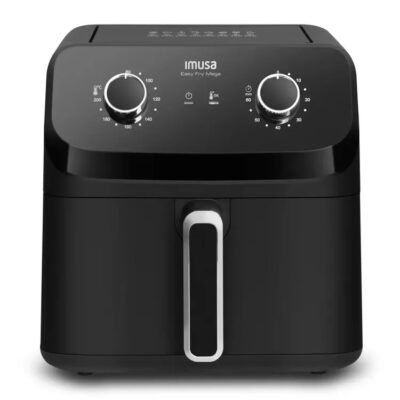 Freidora de aire Imusa Mega Mecánica 7.5L Negra