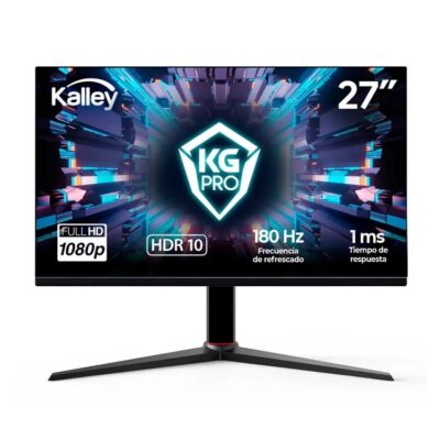 Monitor Kalley Gamer 27″ Pulgadas M27G180 FHD Plano Negro