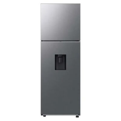 Nevera Samsung No Frost Congelador superior 301 Litros Gris