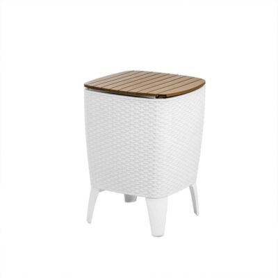 Mesa Hielera Cooler MQ Caramelo