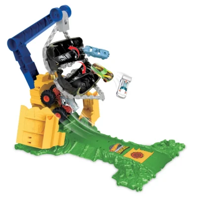 Pista de carro Hot Wheels: Reto en la Selva Camión Monstruo