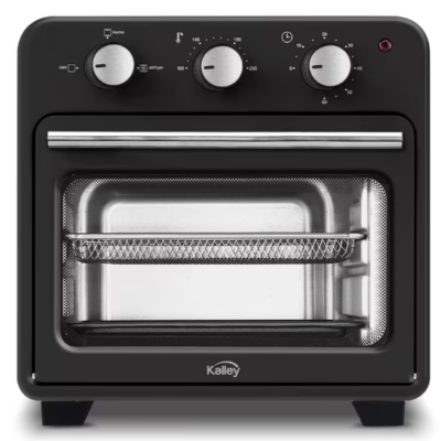 Horno Tostador Kalley con Freidora de Aire K-HA15 15 Litros Negro